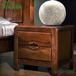 精品特價實木床頭柜 榆木新中式設計，打造優雅臥室儲物空間